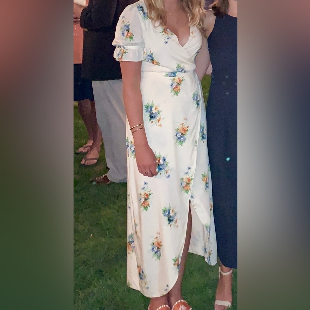 Madewell Midi floral dress